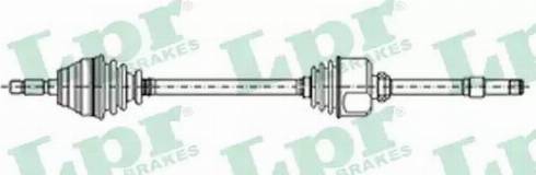 LPR DS21103 - Приводной вал autospares.lv