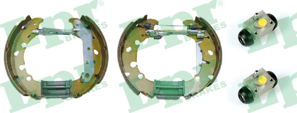 LPR OEK541 - Комплект тормозных колодок, барабанные autospares.lv