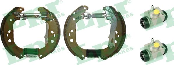 LPR OEK623 - Комплект тормозных колодок, барабанные autospares.lv