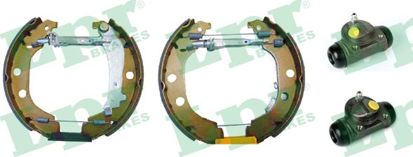 LPR OEK368 - Комплект тормозных колодок, барабанные autospares.lv