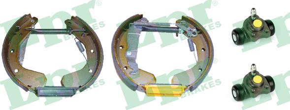 LPR OEK225 - Комплект тормозных колодок, барабанные autospares.lv
