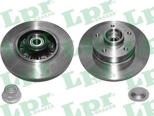 LPR R1040PCA - Тормозной диск autospares.lv