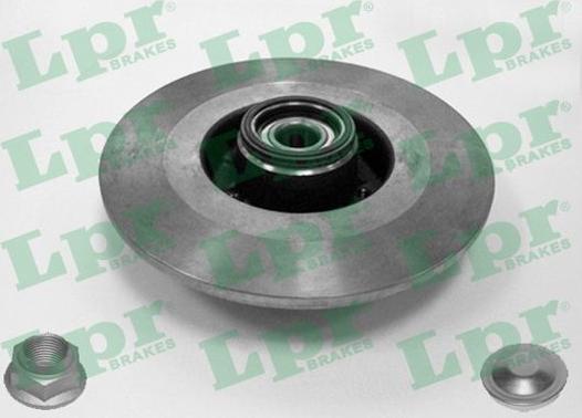 LPR R1019PCA - Тормозной диск autospares.lv