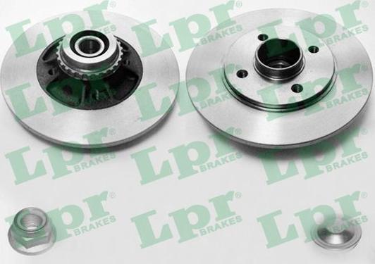 LPR R1034PCA - Тормозной диск autospares.lv