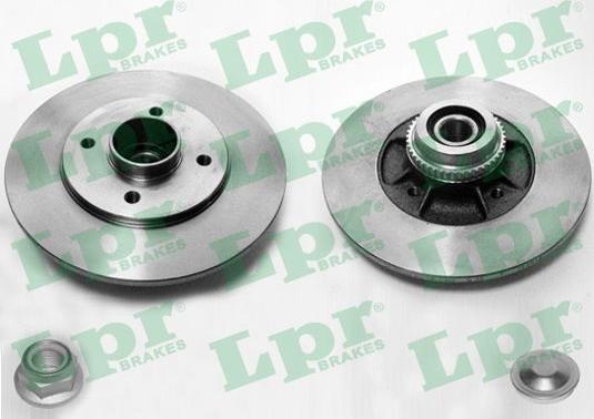 LPR R1035PCA - Тормозной диск autospares.lv