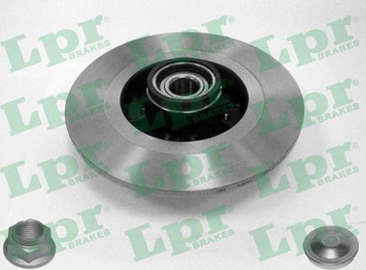 LPR R1031PCA - Тормозной диск autospares.lv