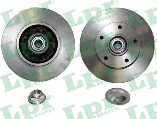 LPR R1078PCA - Тормозной диск autospares.lv