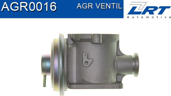 LRT AGR0016 - Клапан возврата ОГ autospares.lv