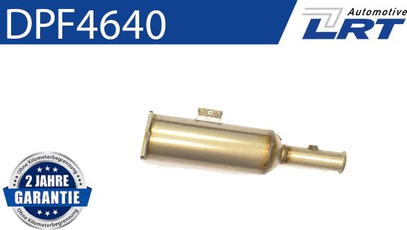 LRT DPF4640 - Сажевый / частичный фильтр, система выхлопа ОГ autospares.lv