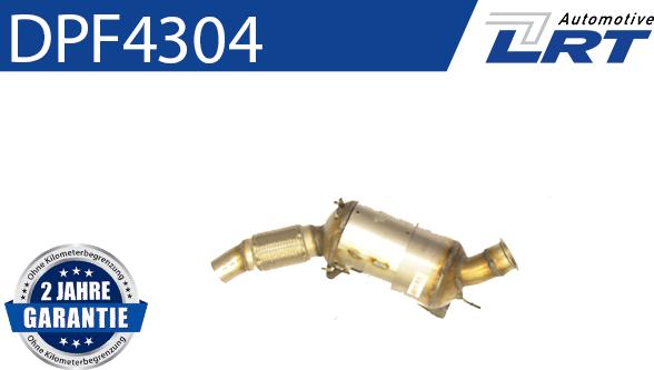 LRT DPF4304 - Сажевый / частичный фильтр, система выхлопа ОГ autospares.lv