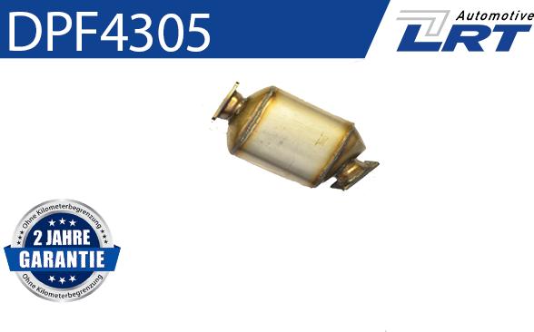 LRT DPF4305 - Сажевый / частичный фильтр, система выхлопа ОГ autospares.lv
