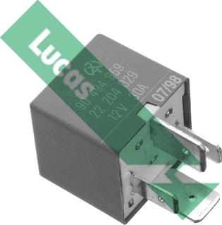 LUCAS FDB9506 - Реле, топливный насос autospares.lv