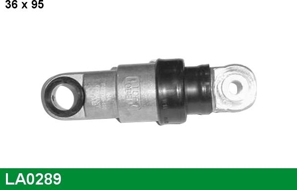 LUCAS LA0289 - Натяжитель, поликлиновый ремень autospares.lv