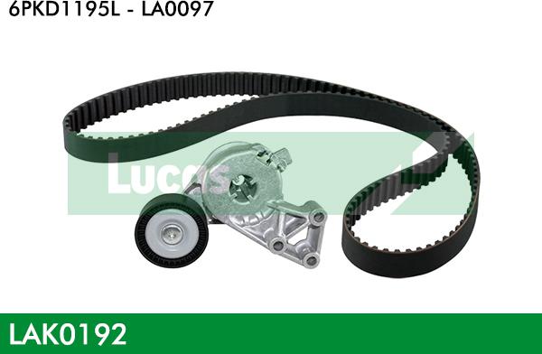 LUCAS LAK0192 - Поликлиновый ременный комплект autospares.lv