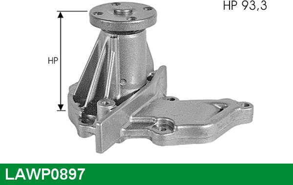 LUCAS LAWP0897 - Водяной насос autospares.lv