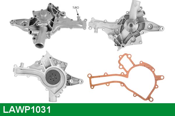 LUCAS LAWP1031 - Водяной насос autospares.lv