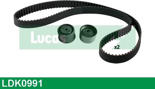 LUCAS LDK0991 - Комплект зубчатого ремня ГРМ autospares.lv