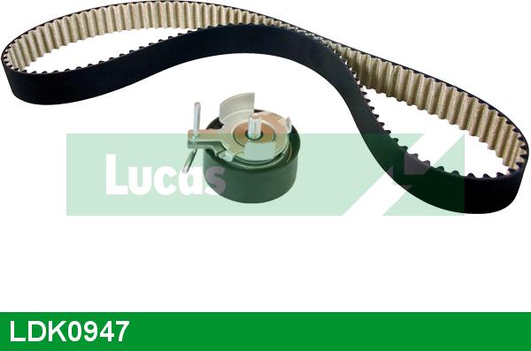 LUCAS LDK0947 - Комплект зубчатого ремня ГРМ autospares.lv