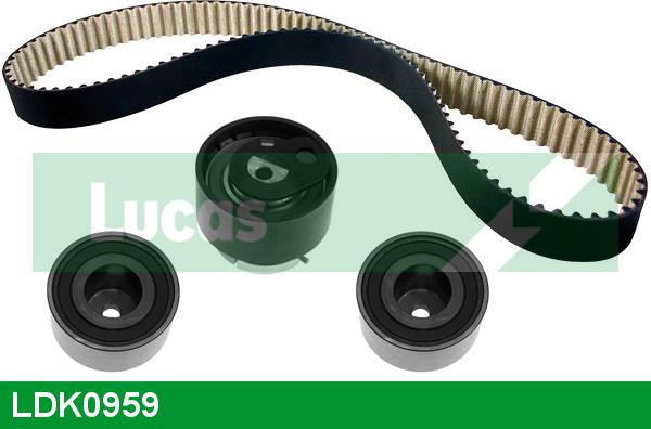 LUCAS LDK0959 - Комплект зубчатого ремня ГРМ autospares.lv