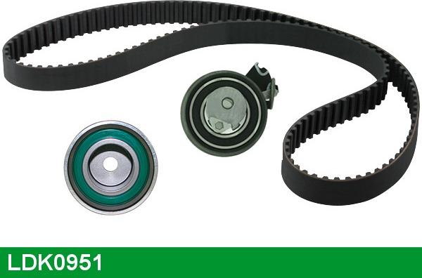 LUCAS LDK0951 - Комплект зубчатого ремня ГРМ autospares.lv