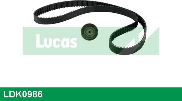 LUCAS LDK0986 - Комплект зубчатого ремня ГРМ autospares.lv