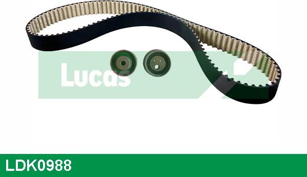 LUCAS LDK0988 - Комплект зубчатого ремня ГРМ autospares.lv