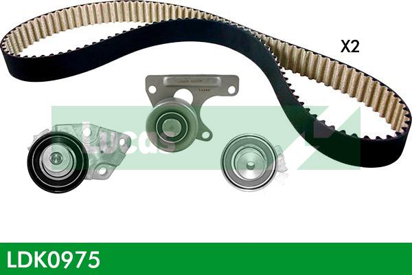 LUCAS LDK0975 - Комплект зубчатого ремня ГРМ autospares.lv