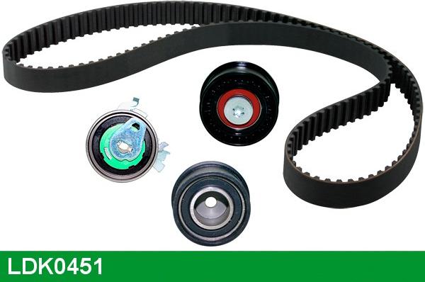 LUCAS LDK0451 - Комплект зубчатого ремня ГРМ autospares.lv