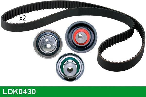 LUCAS LDK0430 - Комплект зубчатого ремня ГРМ autospares.lv