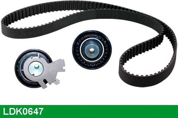 LUCAS LDK0647 - Комплект зубчатого ремня ГРМ autospares.lv