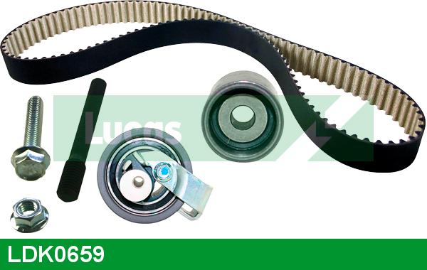 LUCAS LDK0659 - Комплект зубчатого ремня ГРМ autospares.lv