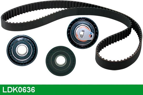 LUCAS LDK0636 - Комплект зубчатого ремня ГРМ autospares.lv