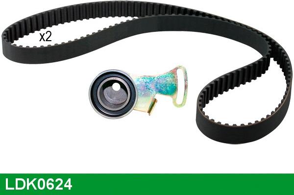 LUCAS LDK0624 - Комплект зубчатого ремня ГРМ autospares.lv