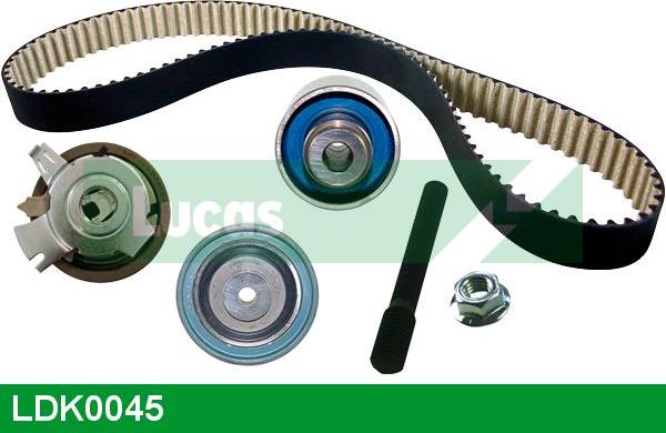 LUCAS LDK0045 - Комплект зубчатого ремня ГРМ autospares.lv