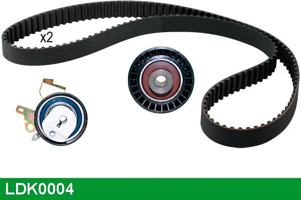 LUCAS LDK0004 - Комплект зубчатого ремня ГРМ autospares.lv