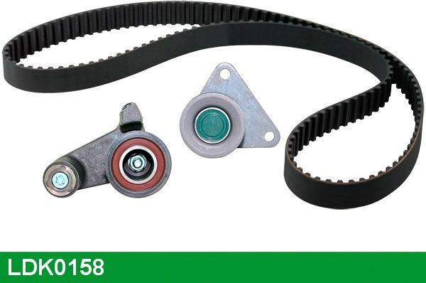 LUCAS LDK0158 - Комплект зубчатого ремня ГРМ autospares.lv