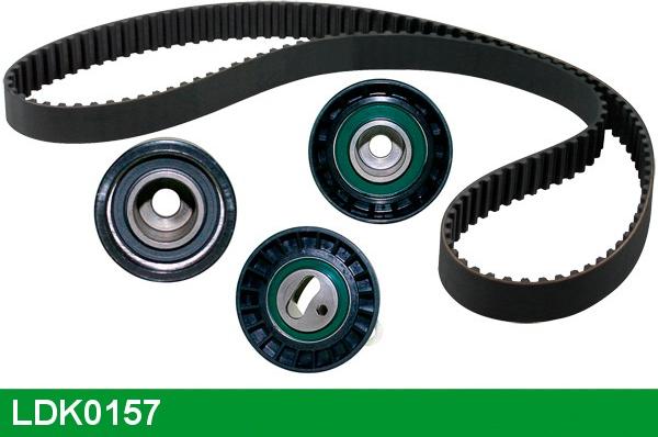 LUCAS LDK0157 - Комплект зубчатого ремня ГРМ autospares.lv