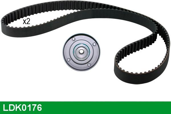 LUCAS LDK0176 - Комплект зубчатого ремня ГРМ autospares.lv