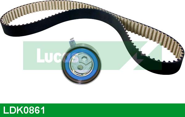 LUCAS LDK0861 - Комплект зубчатого ремня ГРМ autospares.lv
