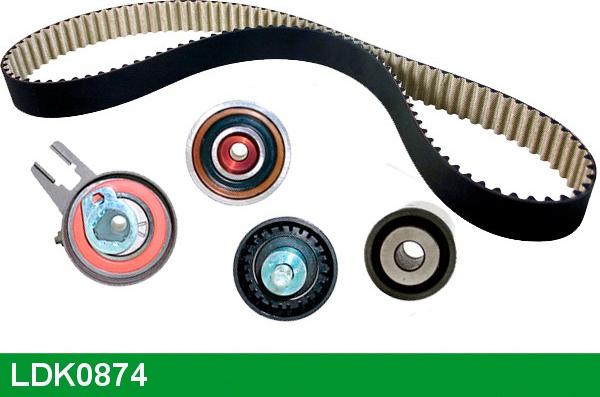 LUCAS LDK0874 - Комплект зубчатого ремня ГРМ autospares.lv