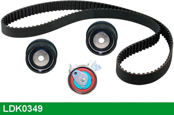 LUCAS LDK0349 - Комплект зубчатого ремня ГРМ autospares.lv