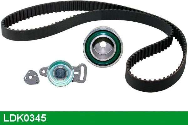 LUCAS LDK0345 - Комплект зубчатого ремня ГРМ autospares.lv