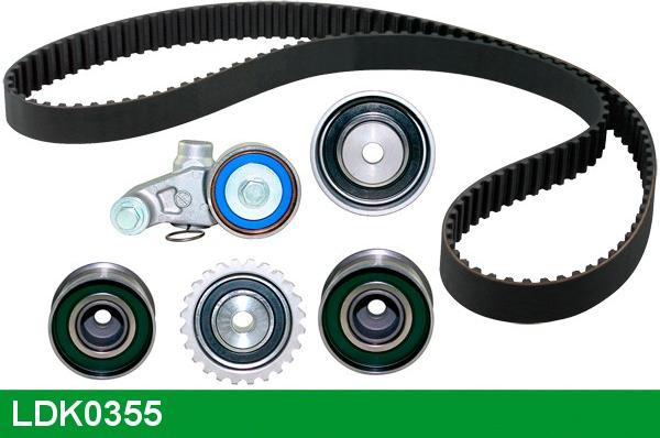 LUCAS LDK0355 - Комплект зубчатого ремня ГРМ autospares.lv