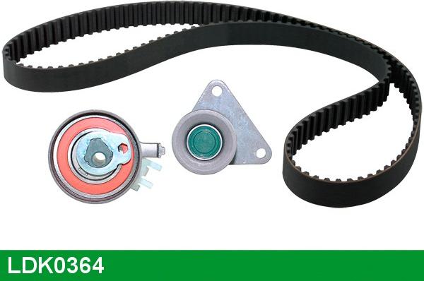 LUCAS LDK0364 - Комплект зубчатого ремня ГРМ autospares.lv