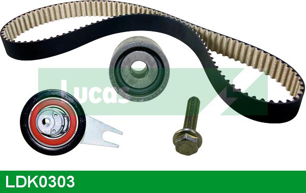 LUCAS LDK0303 - Комплект зубчатого ремня ГРМ autospares.lv