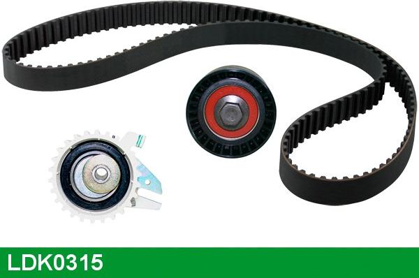 LUCAS LDK0315 - Комплект зубчатого ремня ГРМ autospares.lv