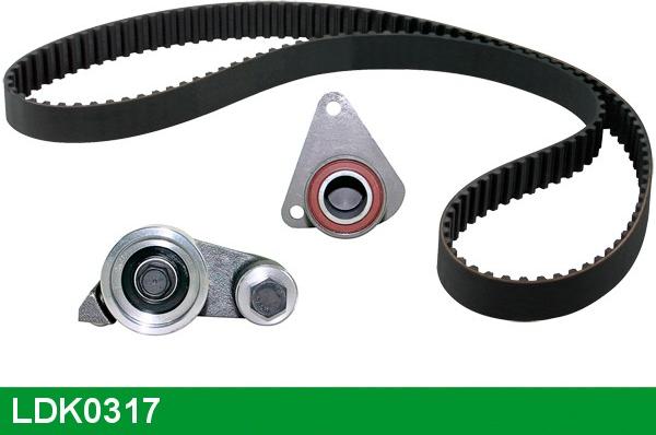 LUCAS LDK0317 - Комплект зубчатого ремня ГРМ autospares.lv