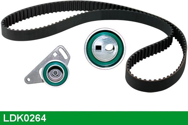 LUCAS LDK0264 - Комплект зубчатого ремня ГРМ autospares.lv