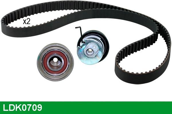 LUCAS LDK0709 - Комплект зубчатого ремня ГРМ autospares.lv