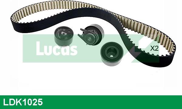 LUCAS LDK1025 - Комплект зубчатого ремня ГРМ autospares.lv